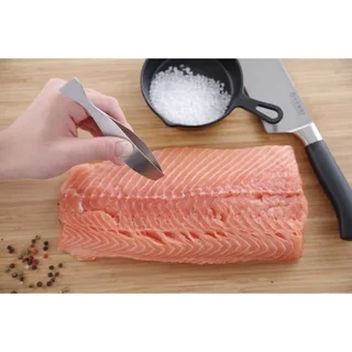 Flache Grätenzange 130 mm - Feine Spitze für präzise Entfernung