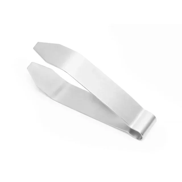 Flat Fish Bone Tweezers Stainless Steel 180 mm - Flat Head Stainless Steel