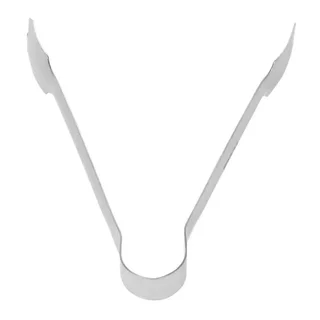 Pinça para Servir Hambúrguer | Aço Inoxidável Profissional