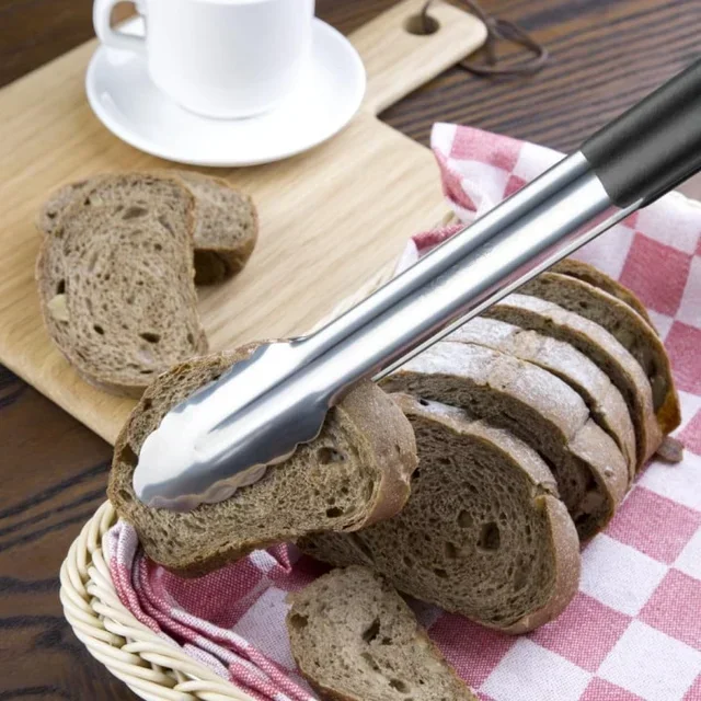 Professionelle Servierzange 405 mm - Schwarzer Stahl