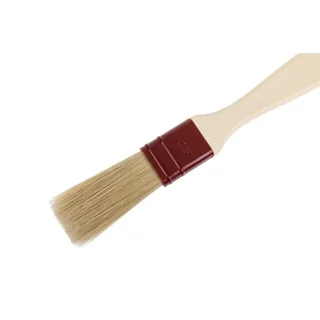 Flat Pastry Brush Natural Bristles 25 mm