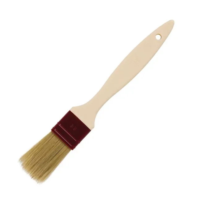 Flat Pastry Brush Natural Bristles 35 mm