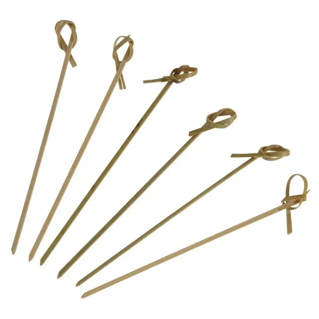 Bamboo loop skewer 120 mm - Pack of 100 units