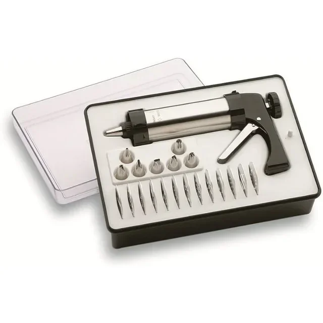 Pistolet Pâtisserie avec Douilles Inox - Poche à Douille Professionnelle