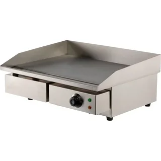Electric Smooth Table Griddle 550 mm - Enamelled Cast Iron