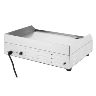 Plancha Elettrica in Acciaio Lucidato