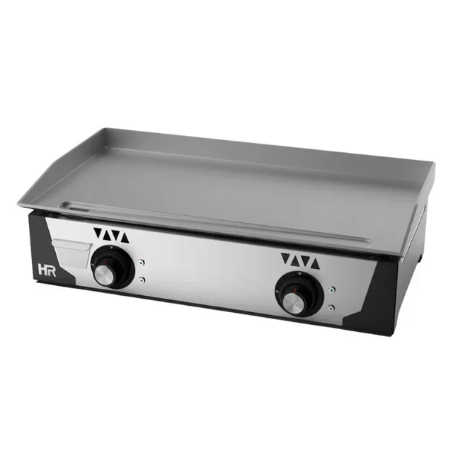 Electric Stainless Steel Griddle 6 mm Thick - 800 x 470 mm Cooking Surface