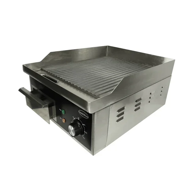 Grill Eléctrico Profesional - Placa Estriada 350x450 mm