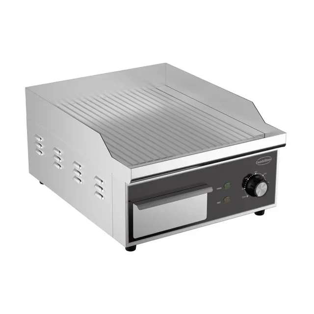 Professioneller Elektrogrill - Geriffelte Platte 350x450 mm