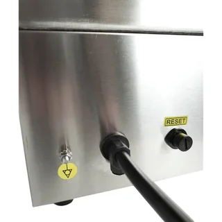 Grill Eléctrico Profesional - Placa Estriada 350x450 mm