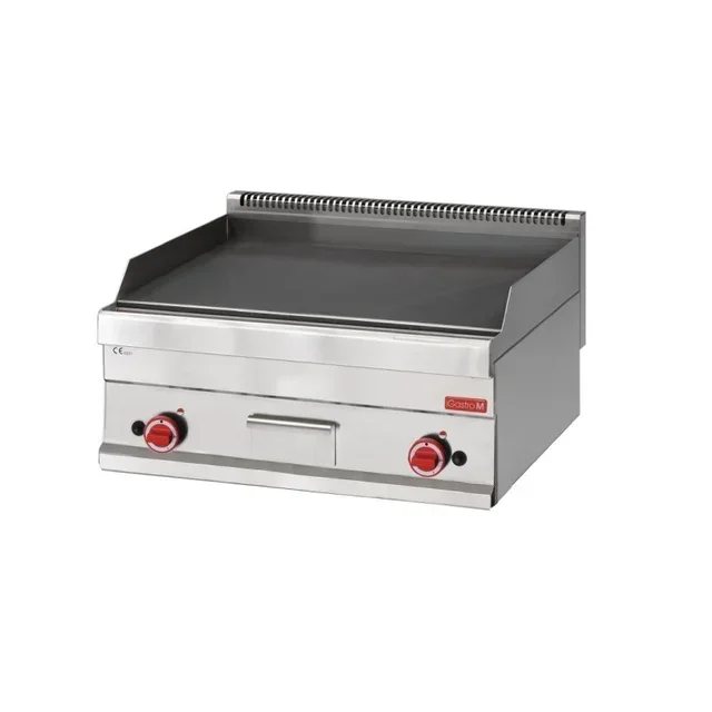 Plancha au Gaz 650 mm avec Plaque de Cuisson Lisse
