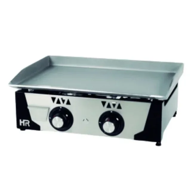 Gas Smooth Cooking Plate 600x470 mm - Professional Plancha