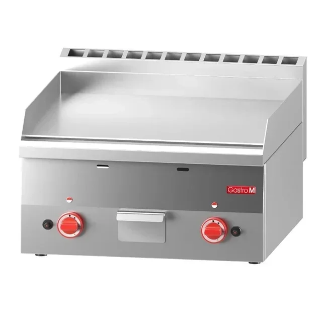 Plancha Gaz Inox - Surface de Cuisson Lisse 600 mm