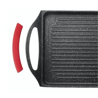 Plancha Grill en Fonte d'Aluminium avec Revêtement Eco-Piedra - 330 x 250 mm