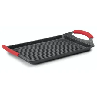 Plancha Grill en Fonte d'Aluminium avec Revêtement Eco-Piedra - 330 x 250 mm