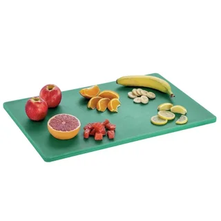 Green Cutting Board 600x400 mm - Thickness 16 mm - Food Grade Polyethylene