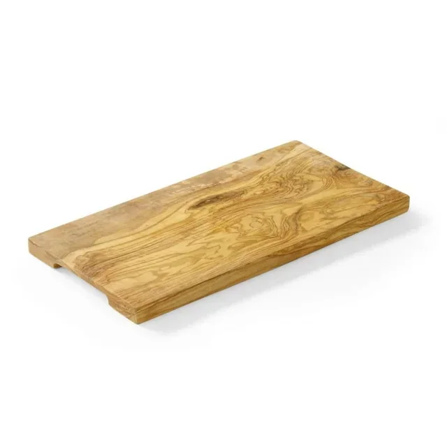Artisan Olive Wood Cutting Board 35x15 cm - Compact Size