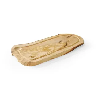 Tagliere Legno di Ulivo 40x25 cm con Scanalatura per Succhi