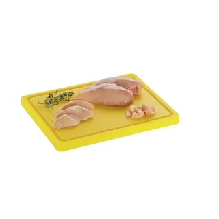 Professionelles Schneidebrett 325x265 mm Gelb Dicke 20 mm