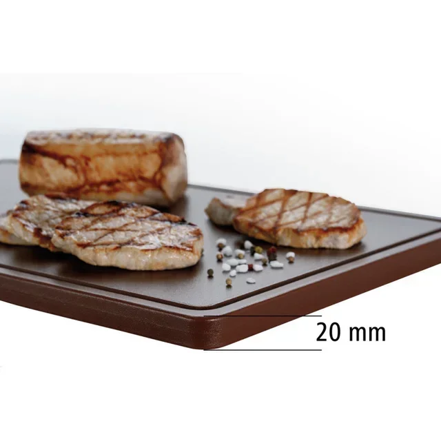 Brown Cutting Board 530x325 mm - Thickness 20 mm