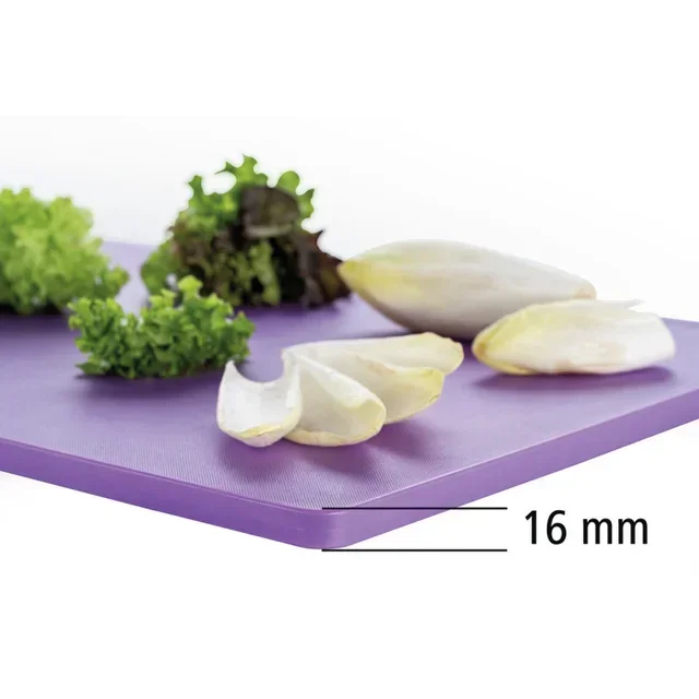 Polyethylene Cutting Board 600x400 mm - Purple - Thickness 16 mm