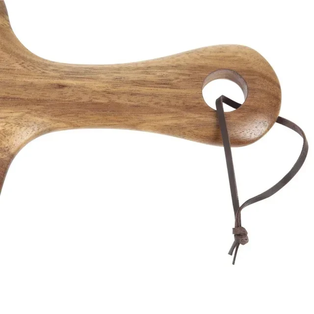 Tabla de Cortar Redonda de Madera de Acacia Ø 33 cm