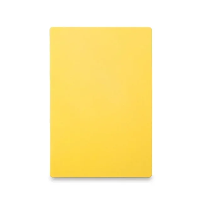 Professional HACCP Cutting Board 600x400 mm Yellow Thickness 18 mm
