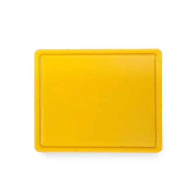 GN 1/2 Cutting Board HACCP Yellow 12 mm - Food Hygiene Standard
