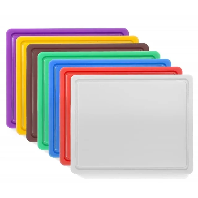 GN 1/2 Cutting Board HACCP Yellow 12 mm - Food Hygiene Standard