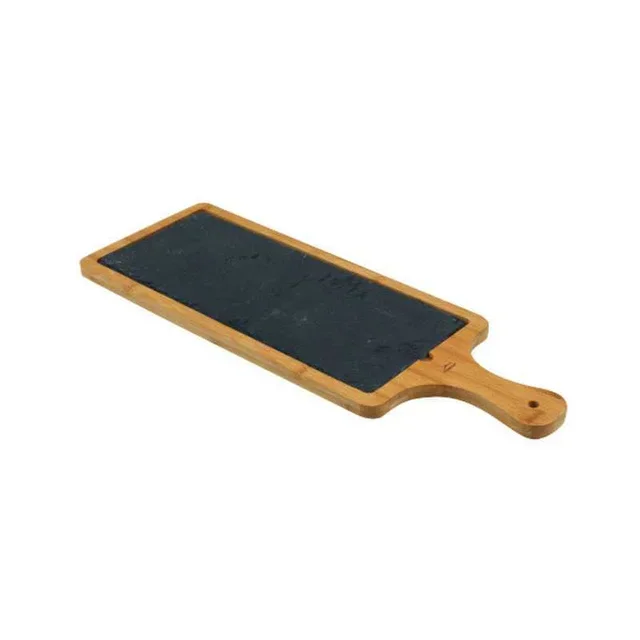 Natural Slate and Bamboo 50 x 18 cm - Serving Board