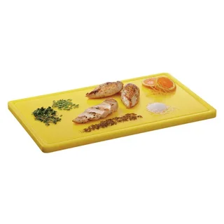 Professional Cutting Board 53 x 32.5 cm - Yellow Polyethylene - Thickness 2 cm