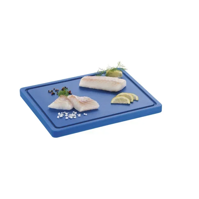 Planche à Découper Polyéthylène 325x265 mm - Bleu - Épaisseur 20 mm - Usage Alimentaire