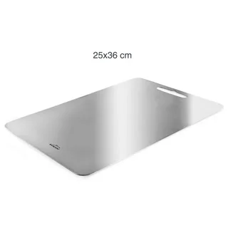 Stainless Steel Cutting Board 18/10 250x360 mm Thickness 2.5 mm