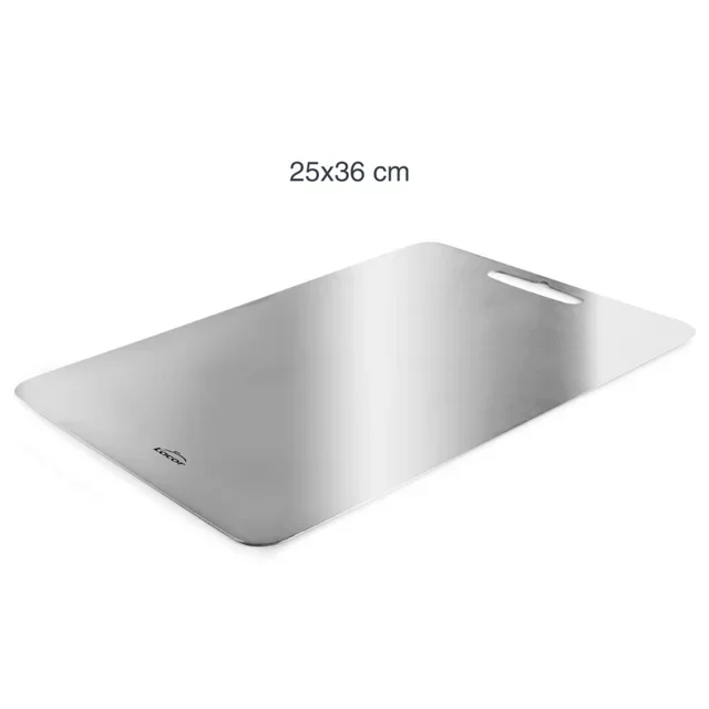 Stainless Steel Cutting Board 18/10 250x360 mm Thickness 2.5 mm