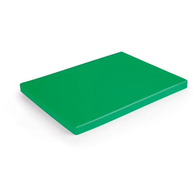 Professional Green Cutting Board in Polyethylene - 530 x 325 mm