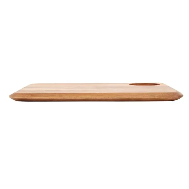 Rounded Service Board Acacia Wood