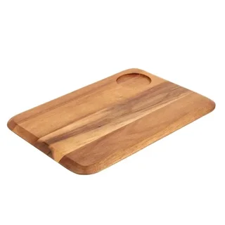 Rounded Service Board Acacia Wood