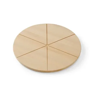 Tagliere per Pizza in Legno 35 cm - Grande Forma Rotonda