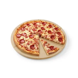 Tagliere per Pizza in Legno 35 cm - Grande Forma Rotonda