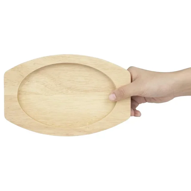 Servicebrett für ovale Gusseisenplatte - 230x135 mm