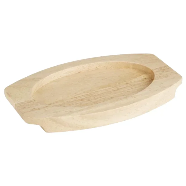 Oval Cast Iron Serving Board - 210 x 120 mm