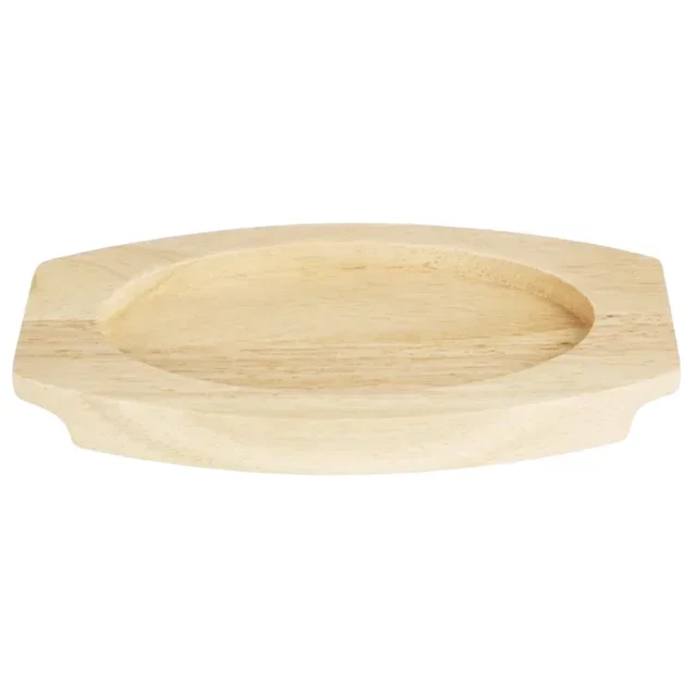 Oval Cast Iron Serving Board - 210 x 120 mm