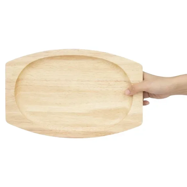 Oval Cast Iron Serving Platter - 335x205 mm