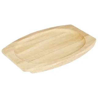 Oval Cast Iron Serving Platter - 335x205 mm