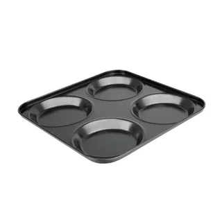 Bandeja de 4 Moldes Redondos Antiadherentes - 235 x 235 mm