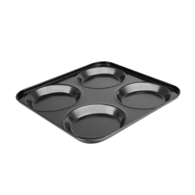 Bandeja de 4 Moldes Redondos Antiadherentes - 235 x 235 mm