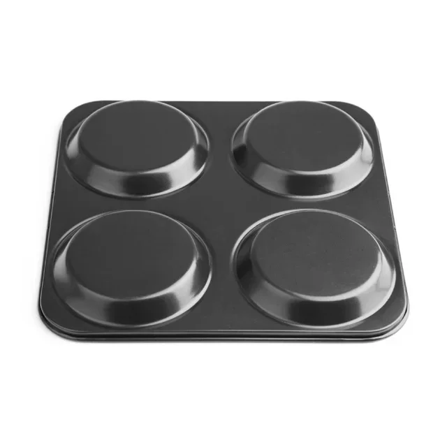 Bandeja de 4 Moldes Redondos Antiadherentes - 235 x 235 mm
