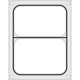 Plaque Chauffante 2 Compartiments pour Machine à Sceller Manuelle