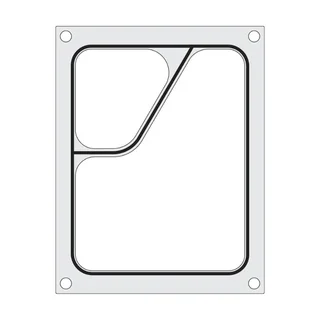 Siegelmatrize 2 Fächer für manuelle Colt Siegelmaschine