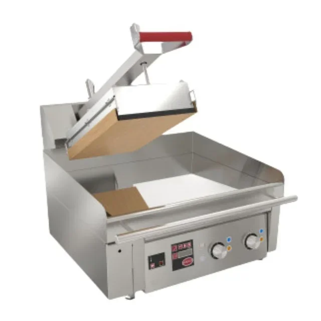 Electric Hot Plate with Integrated Press - Chrome 400 V